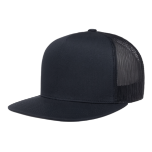 6 Panel Flat Trucker Hat